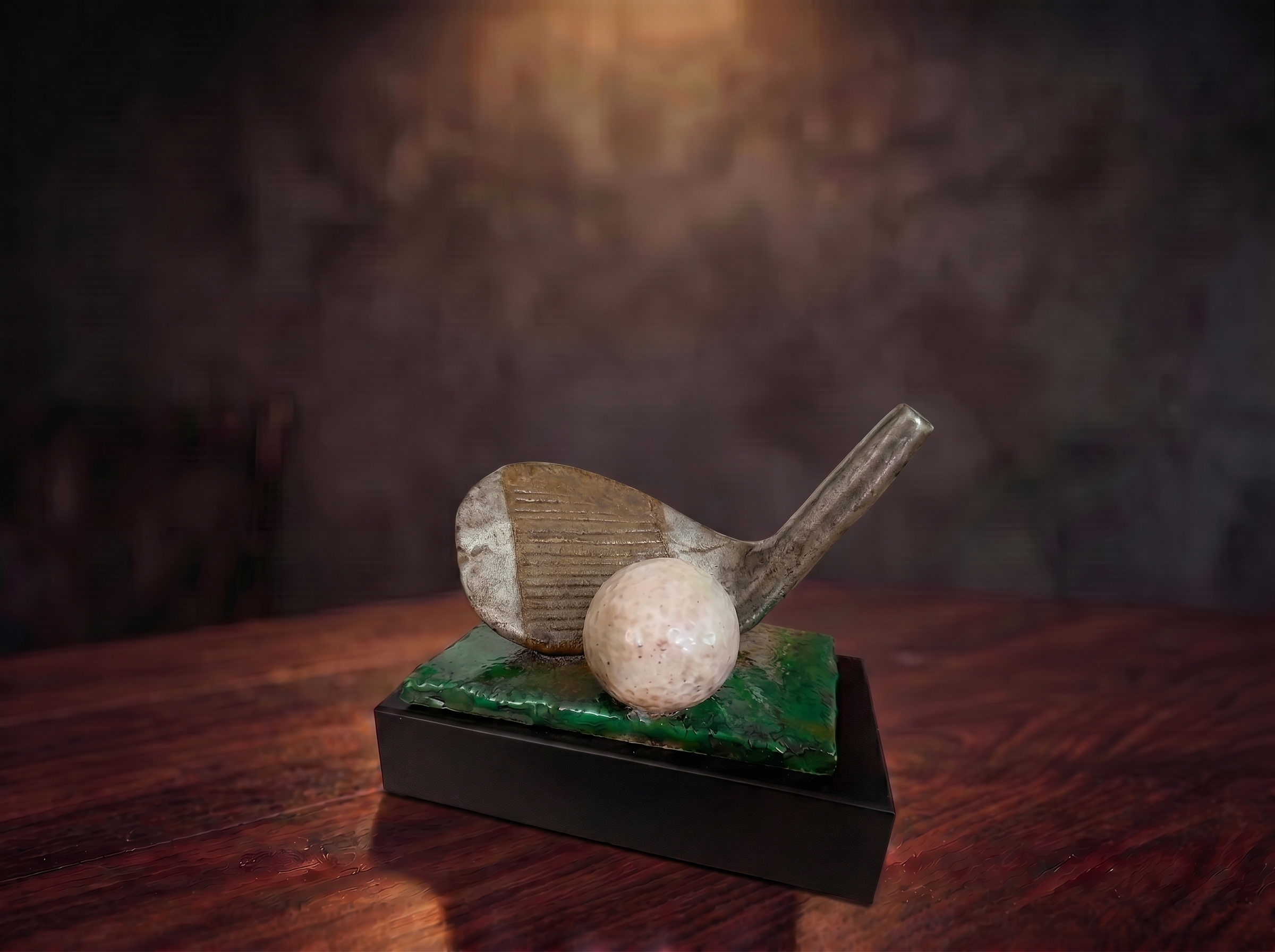 Glazed Ceramic Trophy
