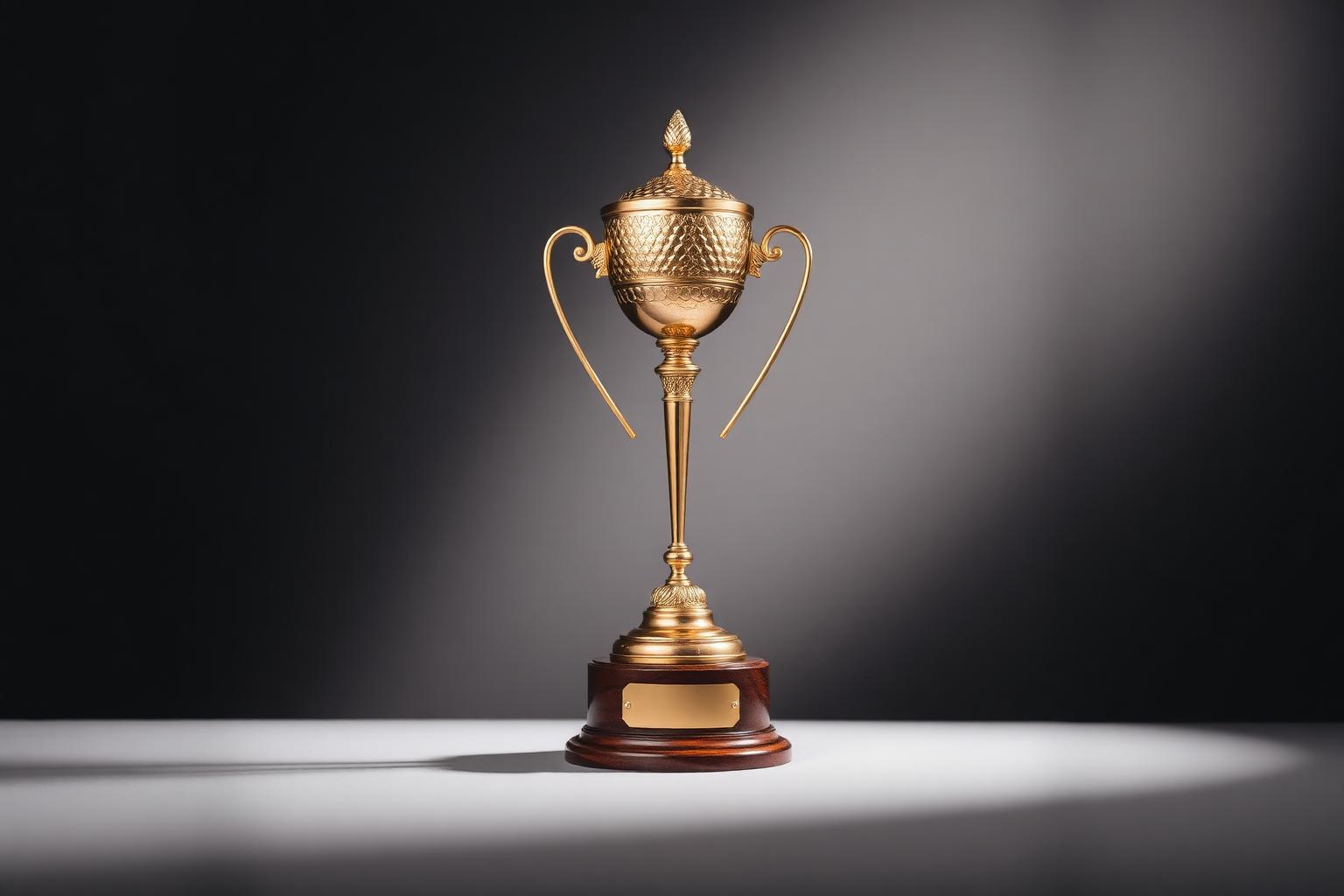 Classic golf trophies